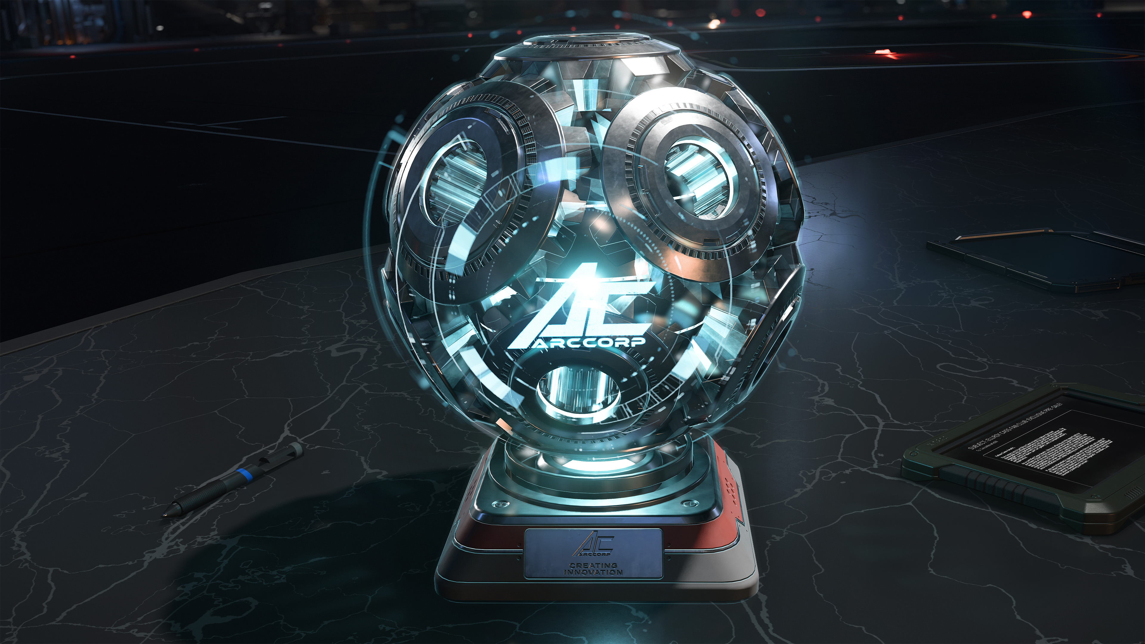 ArcCorp Cog Sphere Replica