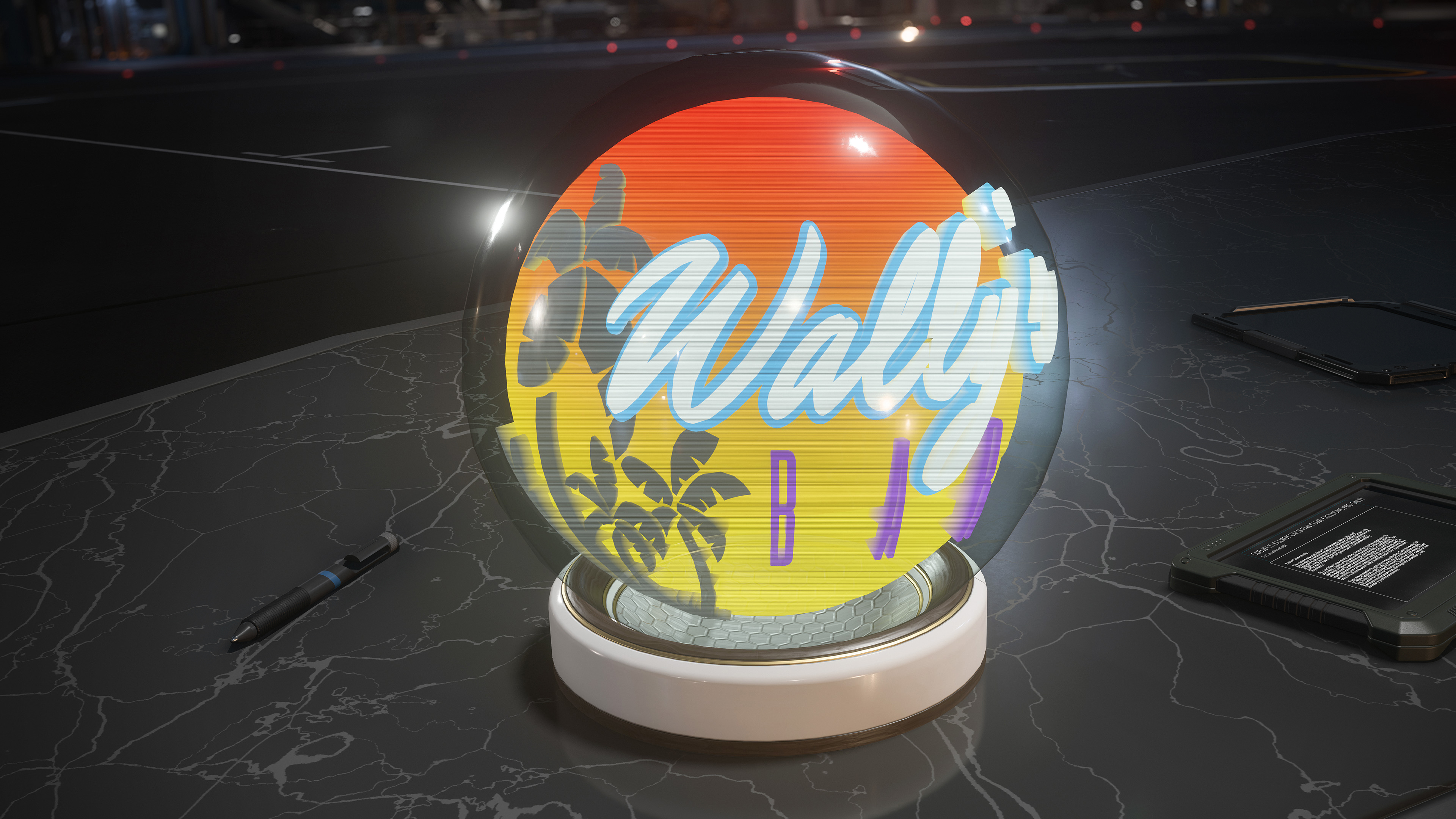 Wally’s Bar Hologram Replica